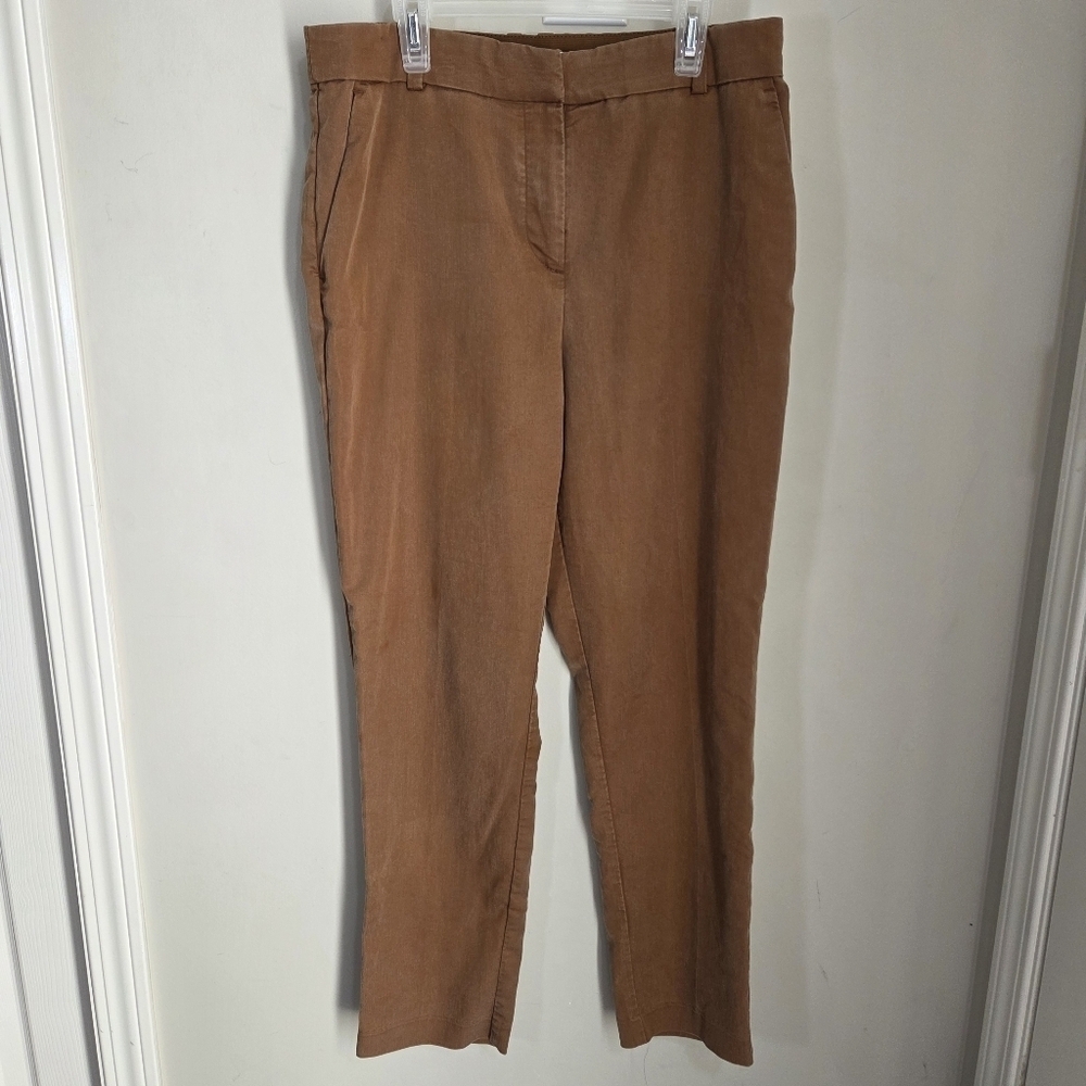 ⭐️H&M Brown Suede Feel Dress Pants Size 8